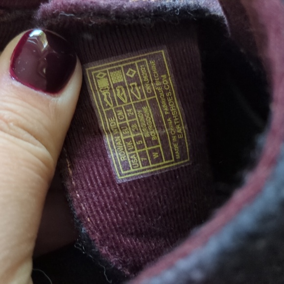 Earth Origins Women's Leather Burgundy Laced Up Boots Sz Us 7 - Picture 4 of 6